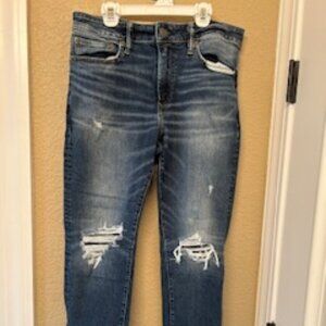 Men’s American Eagle Slim Patched Jeans
